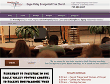 Tablet Screenshot of eaglevalleyefc.com
